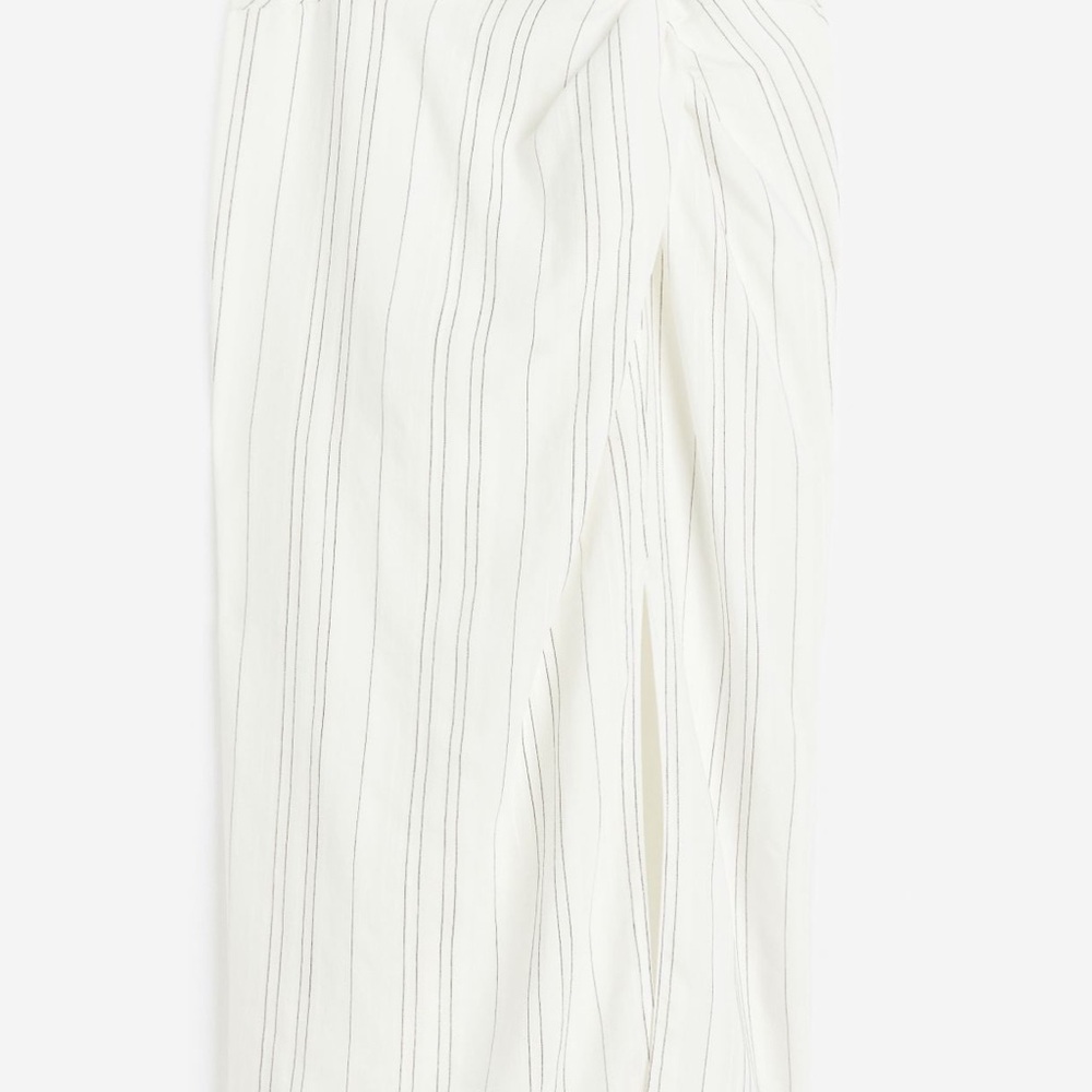 Jacquard Striped Knotted Skirt